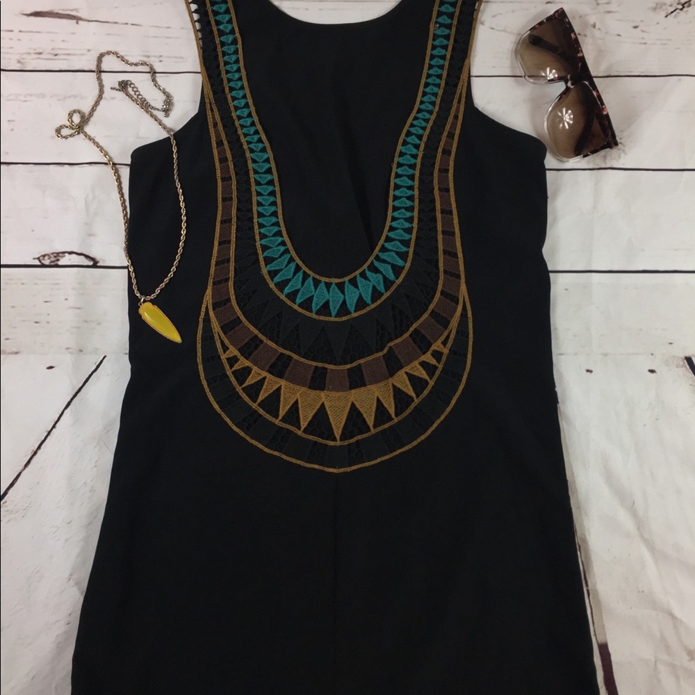 Medium size crocheted drop below back tank top